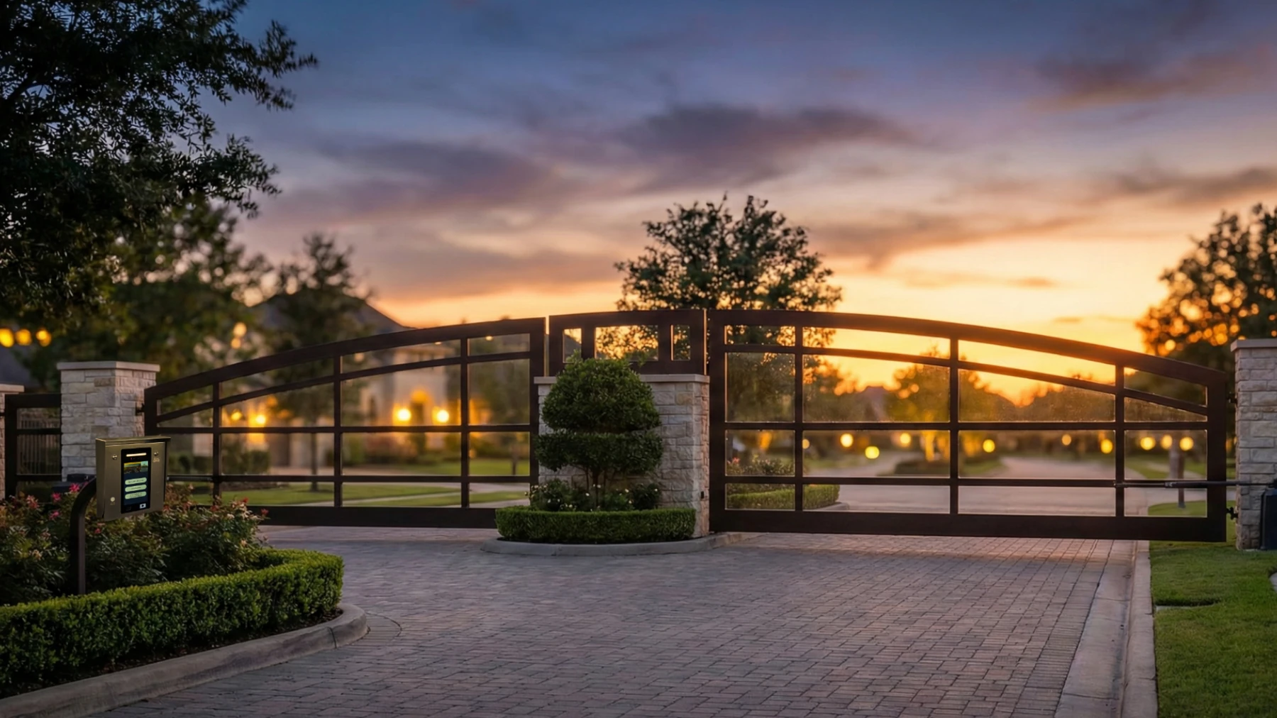 Verentry 10S installed at a community entrance gate