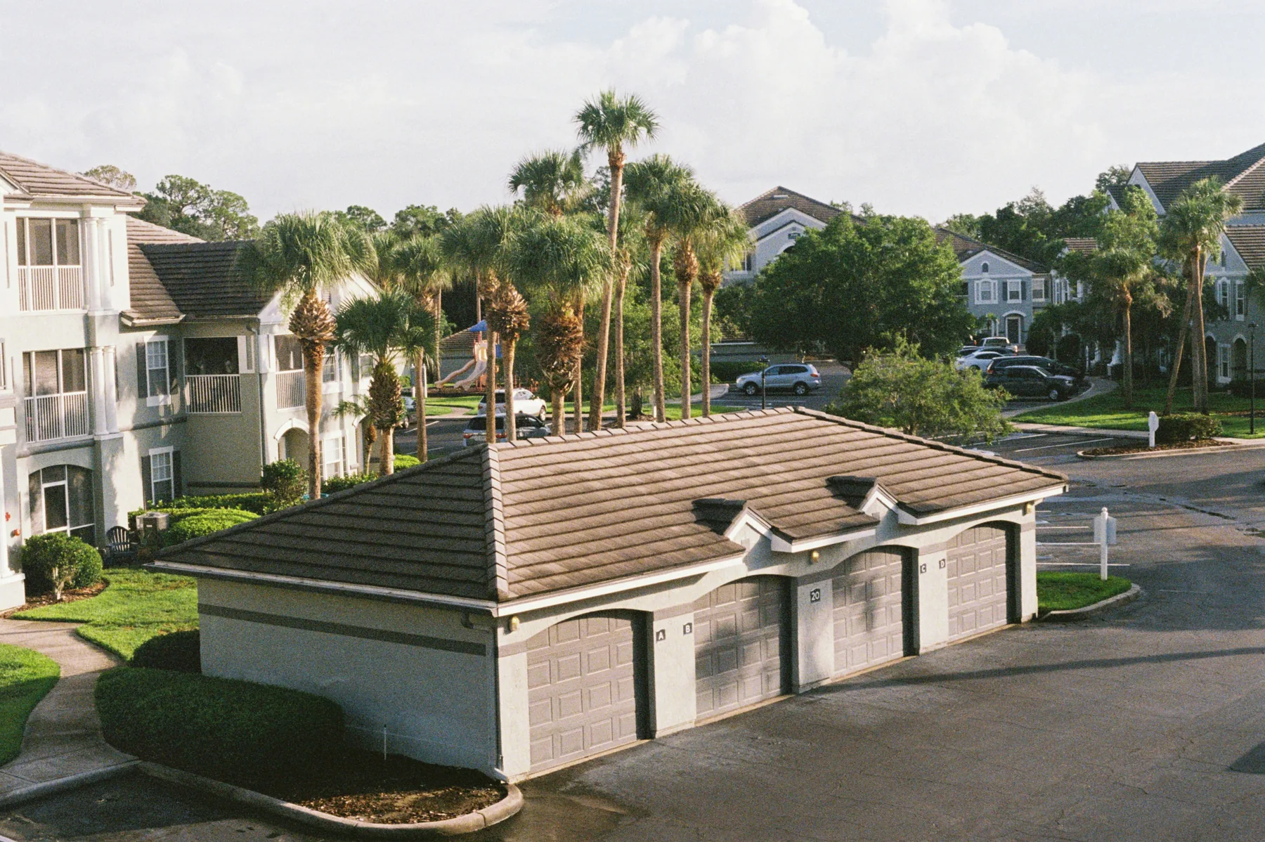 Modern multifamily residential community